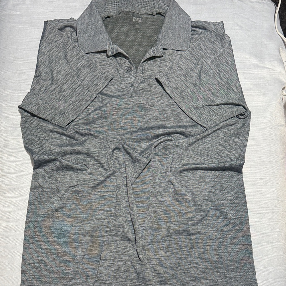 Men's Grey Heather Polo Shirt